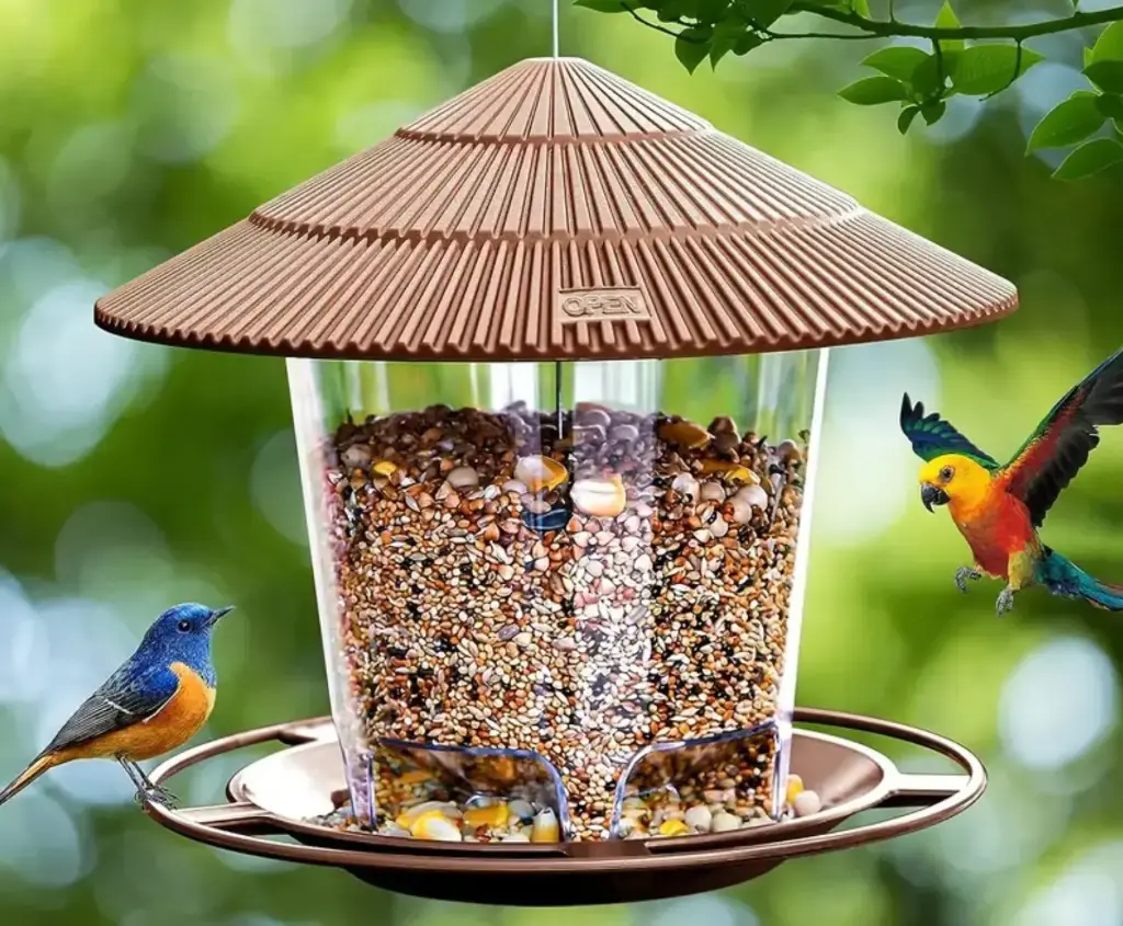 Comedero para pájaros colgante