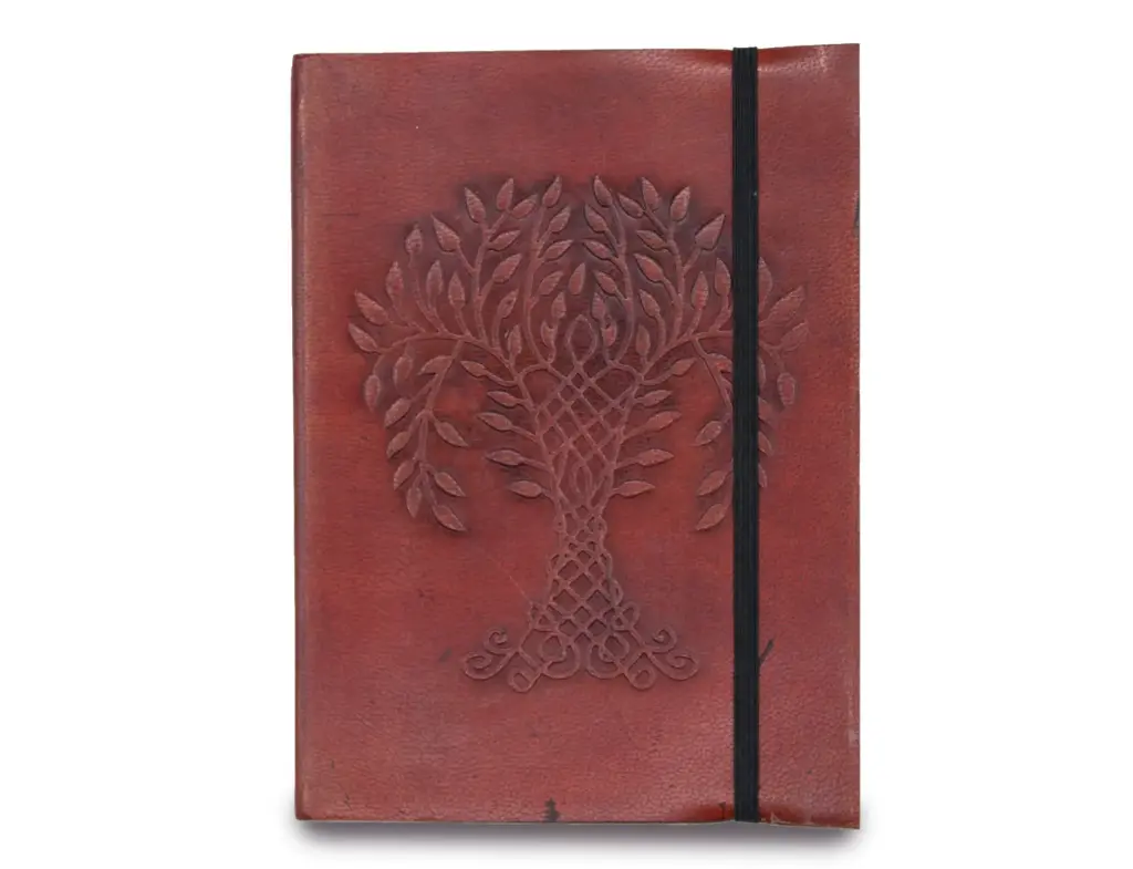 [LIBRETA_00006] Libreta de cuero árbol de la vida