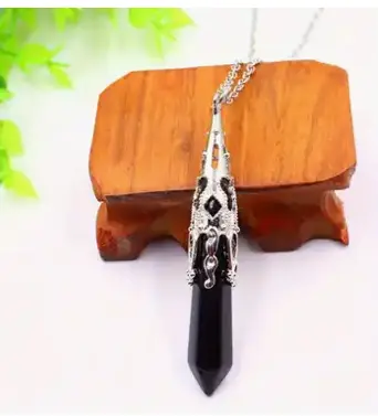 Colgante de ágata negra