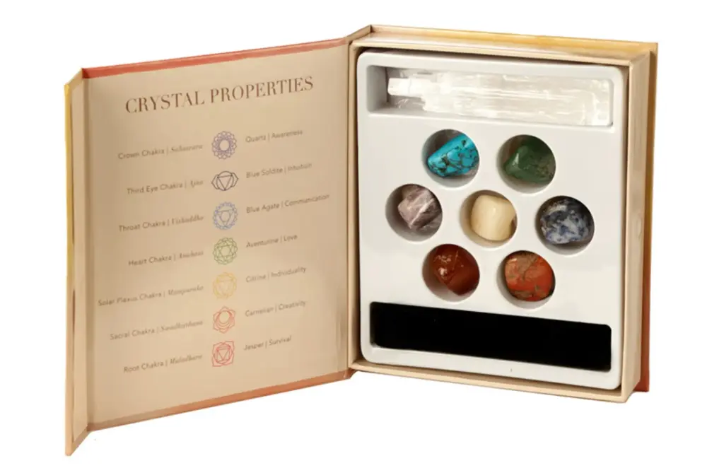Estuche piedras de los chakras