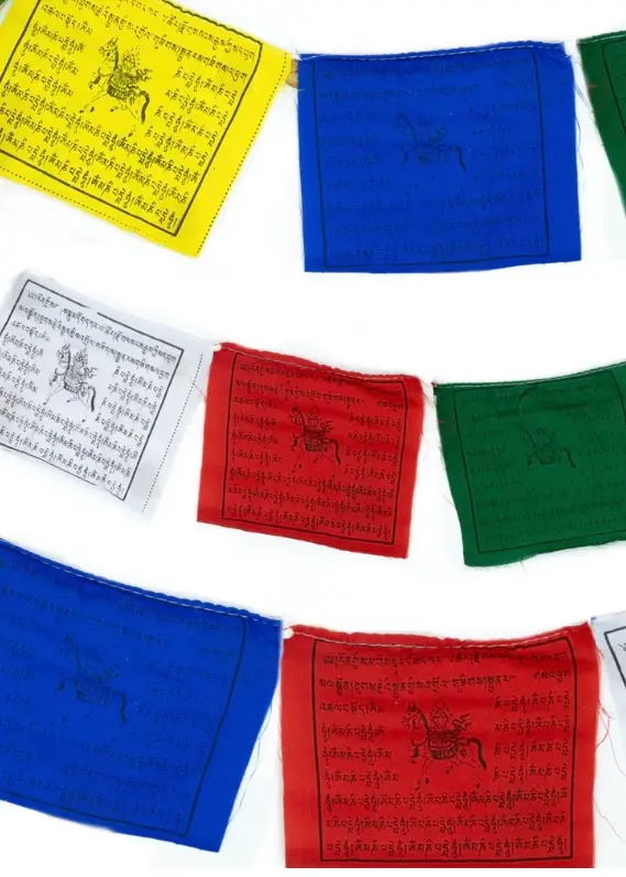Banderas tibetanas de oración (12cm)