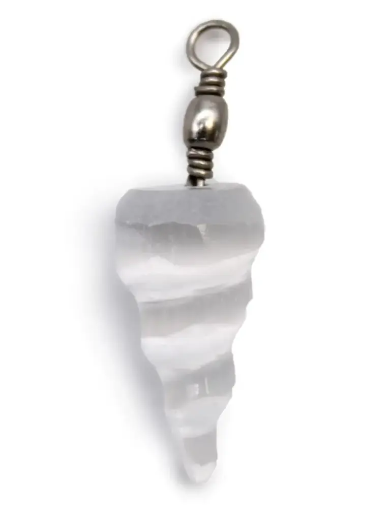 Colgante espiral de selenita