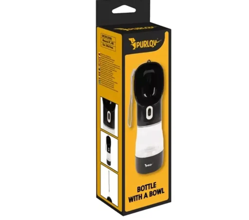 [PERROS_00004] Botella de agua con cuenco para mascotas