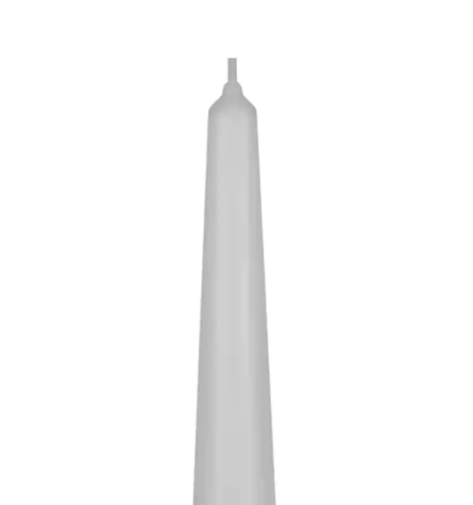 Vela cónica blanca