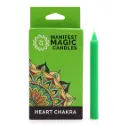Velas mágicas verdes cuarto chakra  (corazón)