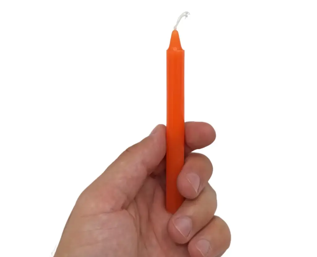 Velas mágicas naranjas segundo chakra  (sacro)