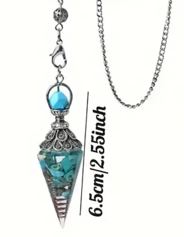 [PENDULO_00001] Péndulo de turquesas