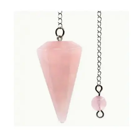 Péndulo de Cuarzo Rosa