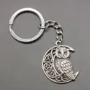 Llavero Buho y Media Luna