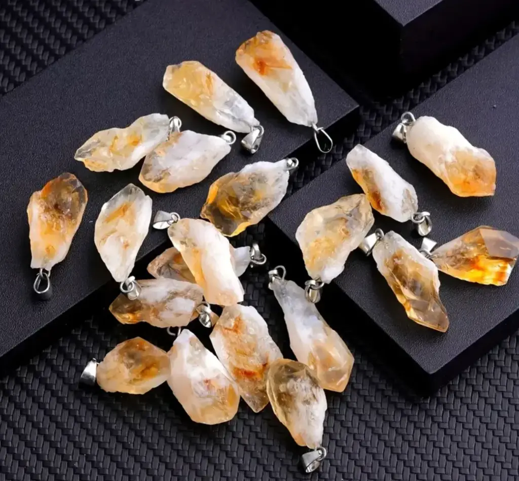 [minerales_00006] Colgante de Citrino natural 