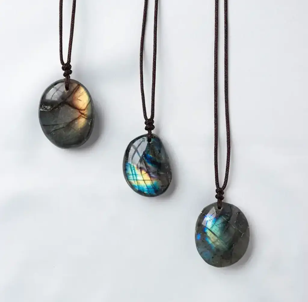 Colgante Labradorita pulida