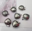 Colgante de Pirita en forma de corazón