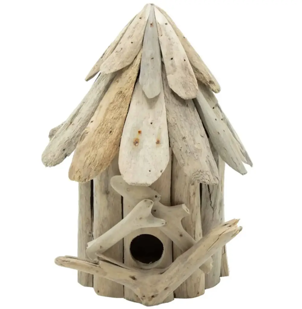 Casa para pájaros cónica