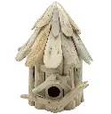 Casa para pájaros cónica