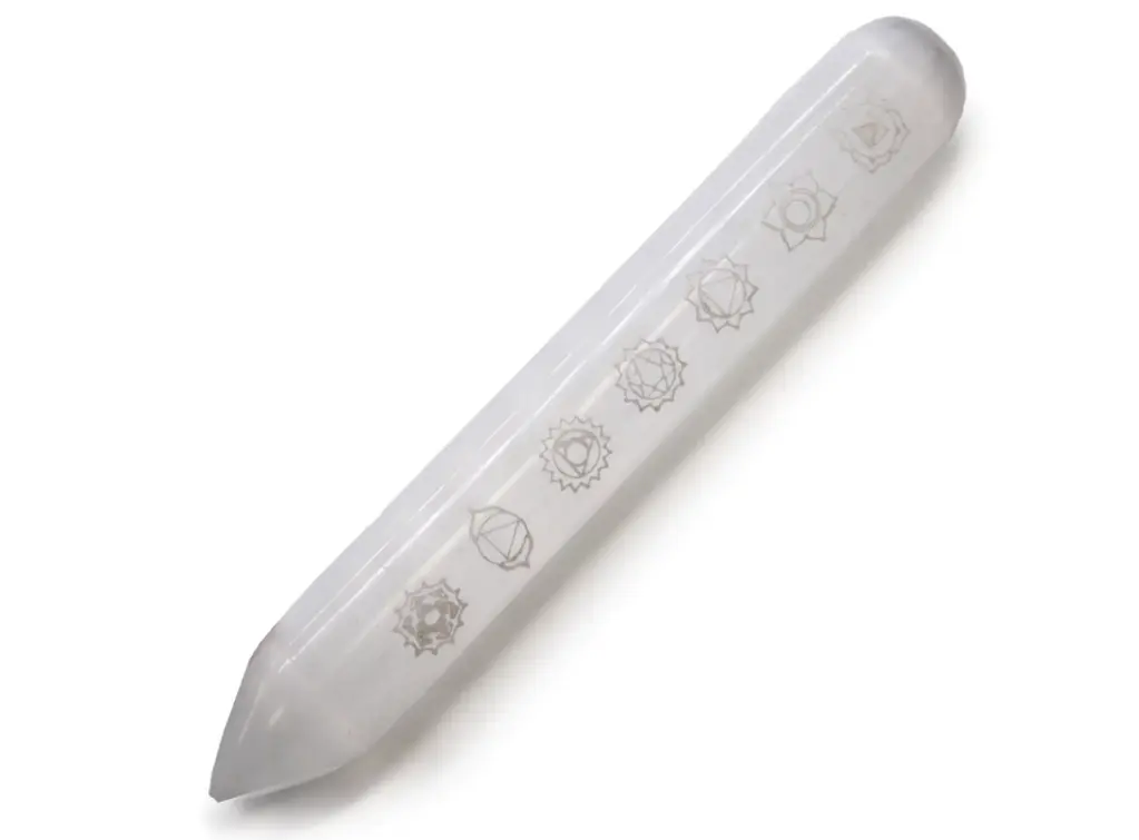 Barra de selenita 7 chakras