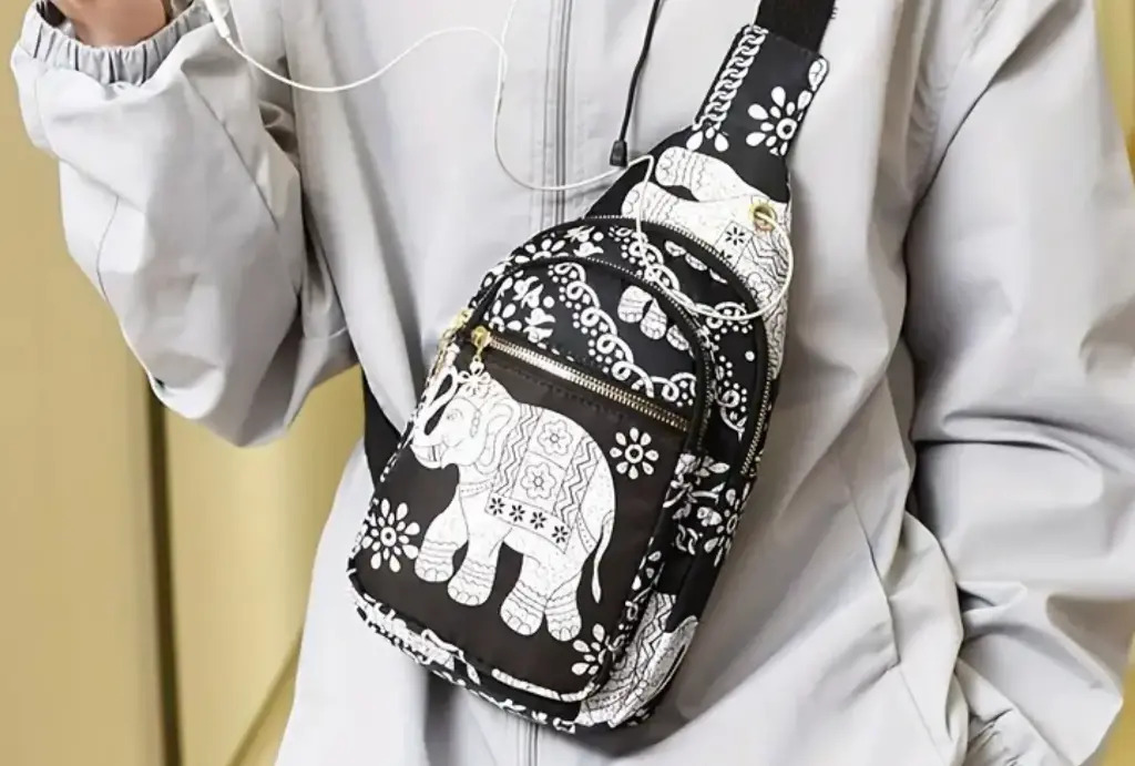 Bolso cruzado de elefante