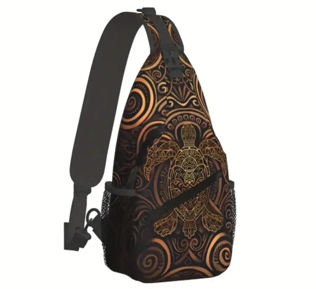 Bolso cruzado diseño tortuga