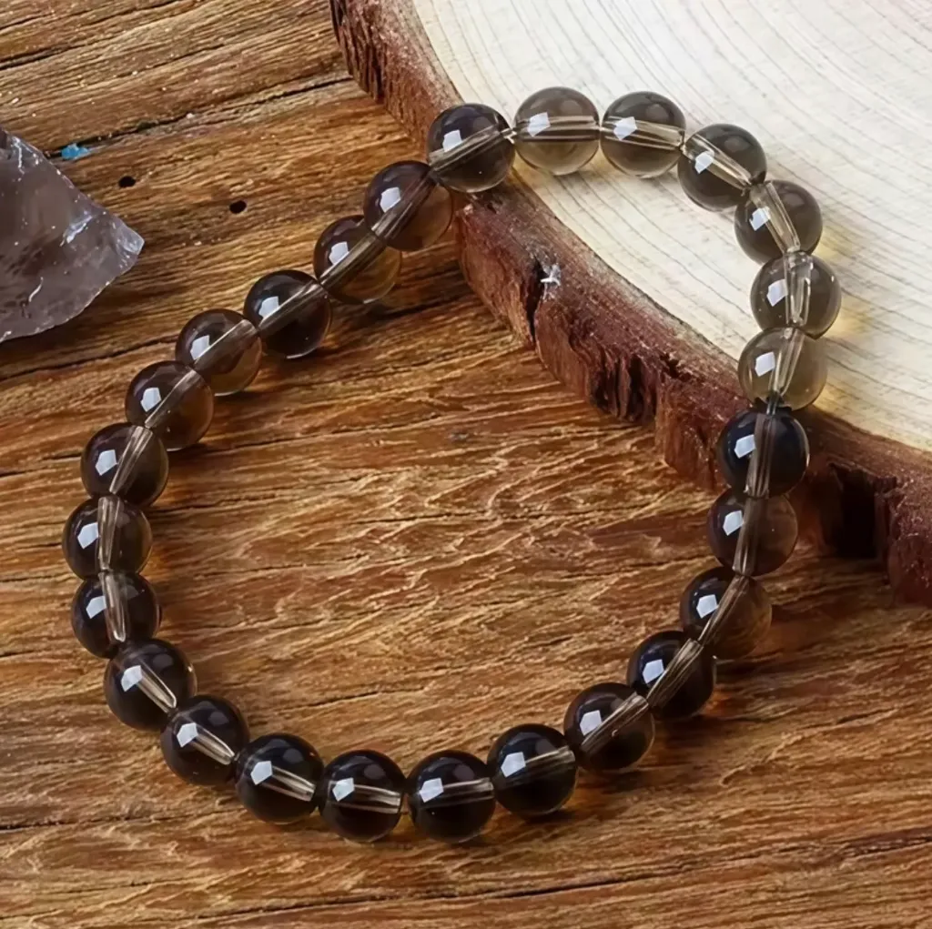 Pulsera cuarzo ahumado