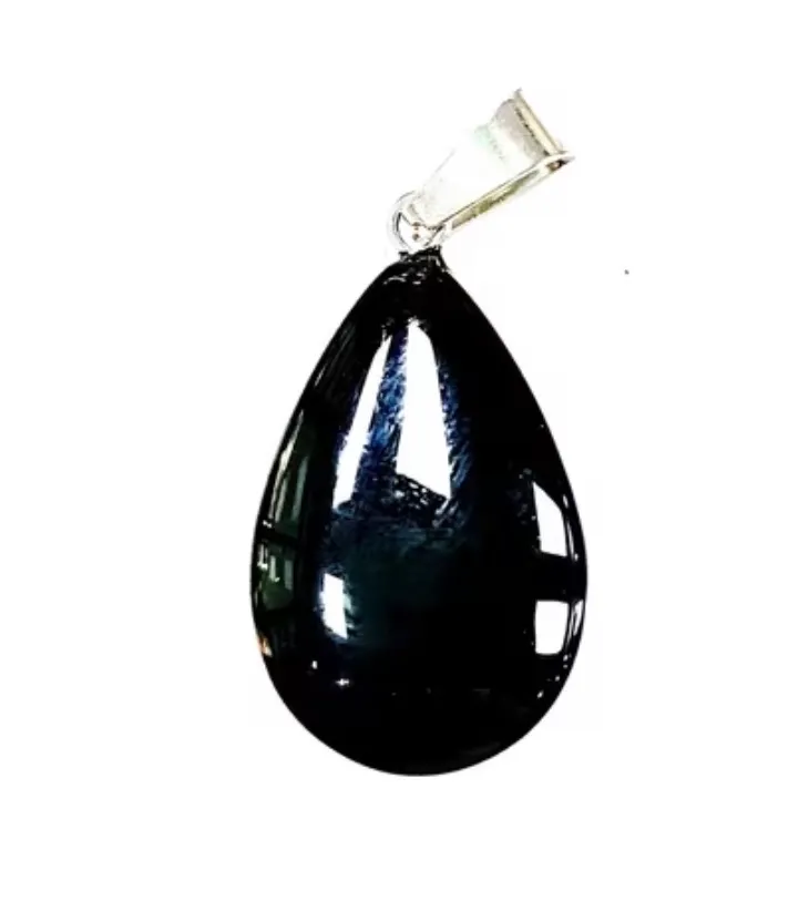 Colgante obsidiana negra
