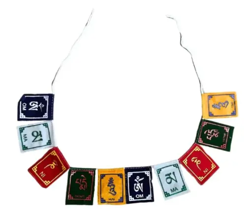 [BANDERAS_00002] Banderas tibetanas de terciopelo XS